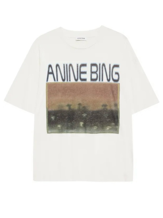 Anine Bing Tops - ANINE BING Cade Mushrooms T-shirt